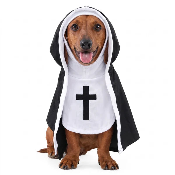 Disfraz de Monja para Perro