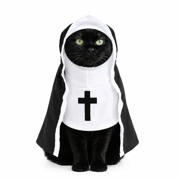 Disfraz de Monja para Perro
