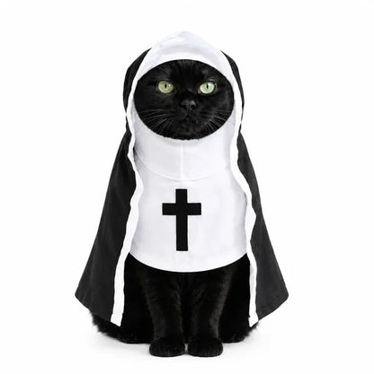 Disfraz de Monja para Perro